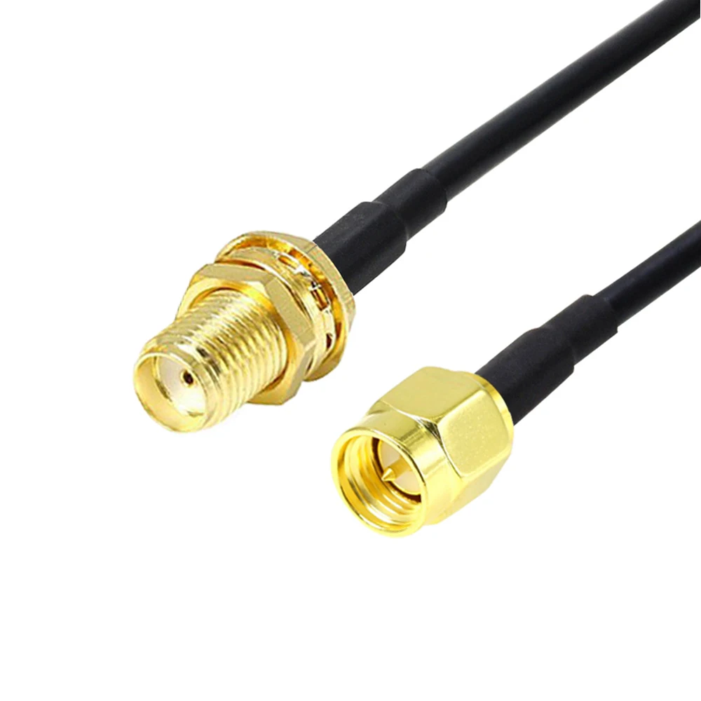 SMA Male to SMA Female Plug Socket RF Connector Tail Extension Cable RG174