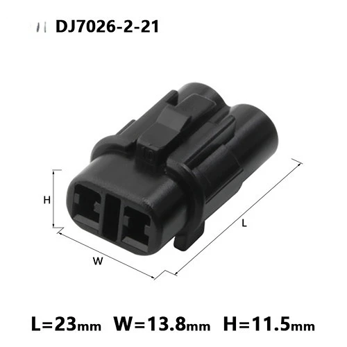 10PCS 2P Automobile Waterproof Connector Plug DJ7026-2-11/21