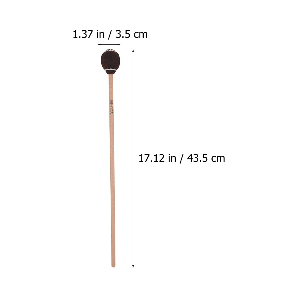 

2Pcs Maple Marimba Hammers Professional Durable Mallets for Percussion Instrument Accessories Practice Use Marimba Hammer