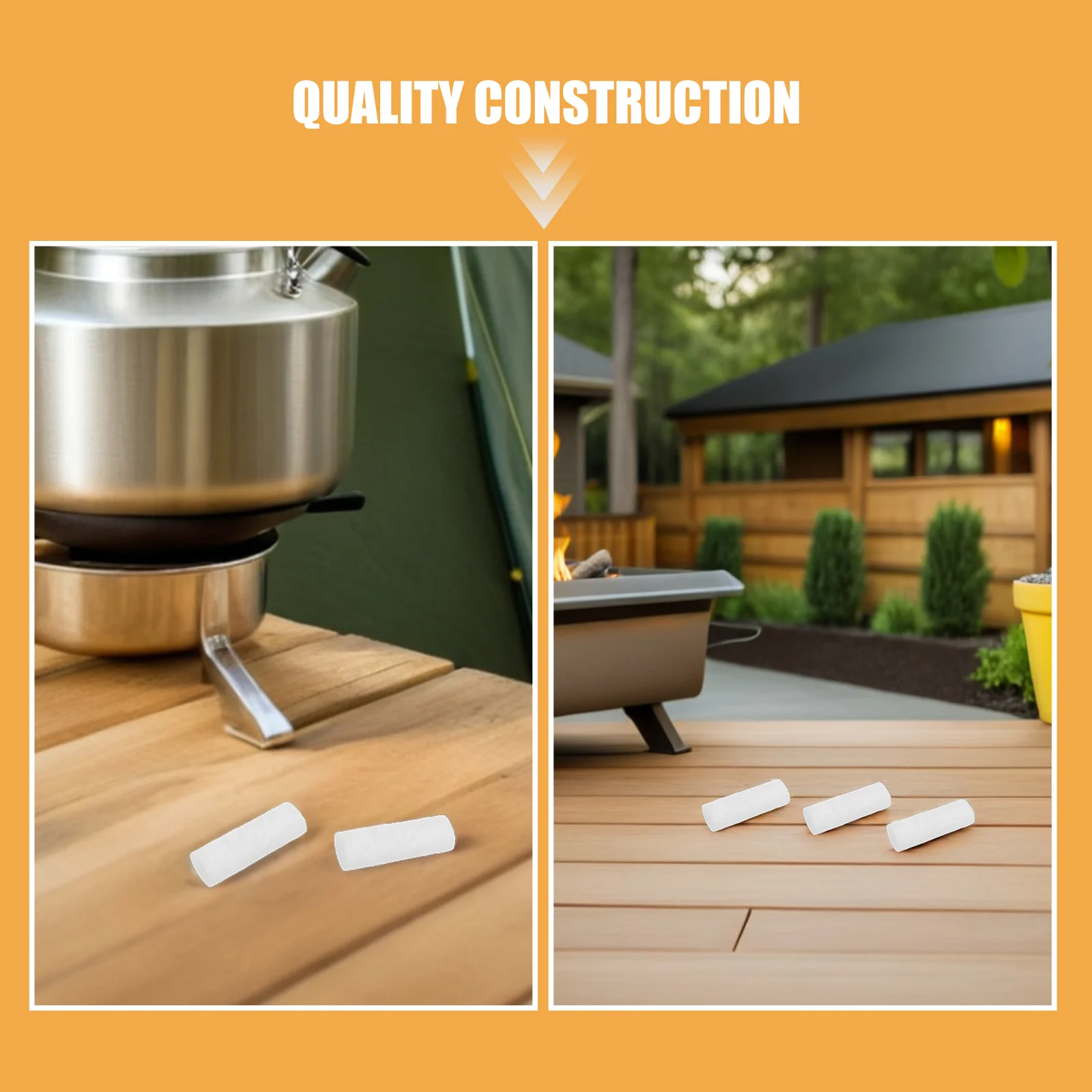 แท่งจุดไฟฝ้าย 30 ชิ้น แบบพกพา สำหรับจุดไฟกลางแจ้ง เหมาะสำหรับการเดินป่า ตั้งแคมป์ และเตาผิง อุปกรณ์สำหรับกิจกรรมกลางแจ้ง