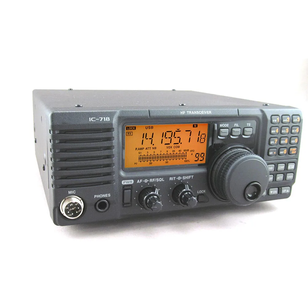 IC718 IC-718 HF full band transceiver HF fixed station 100W walkie walkie mobile adio repeater