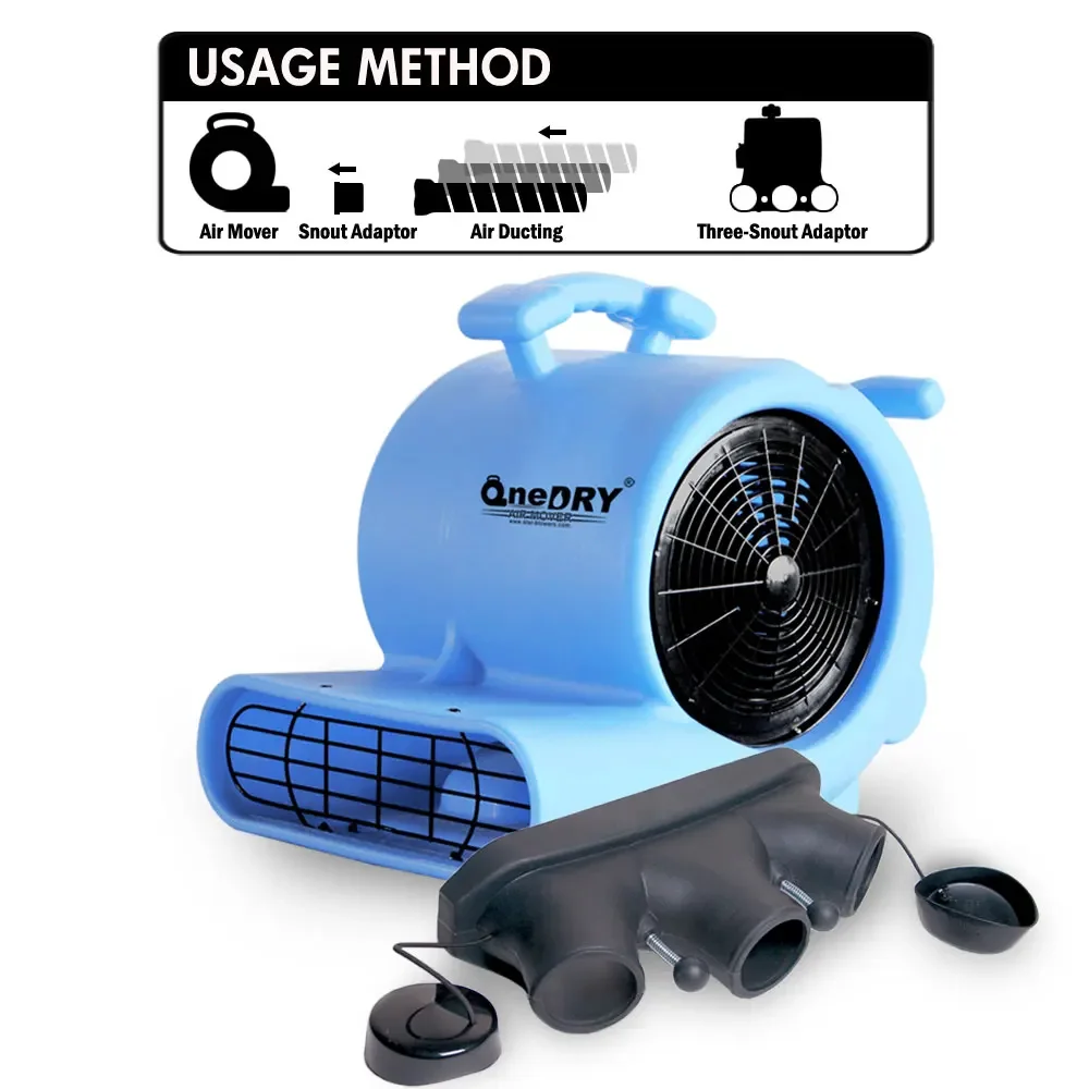 2025Customizable Industrial Air Blowers Iron Snail Blower Dryer Home Commercial Carpet Electric Power Source OEM Water Damage