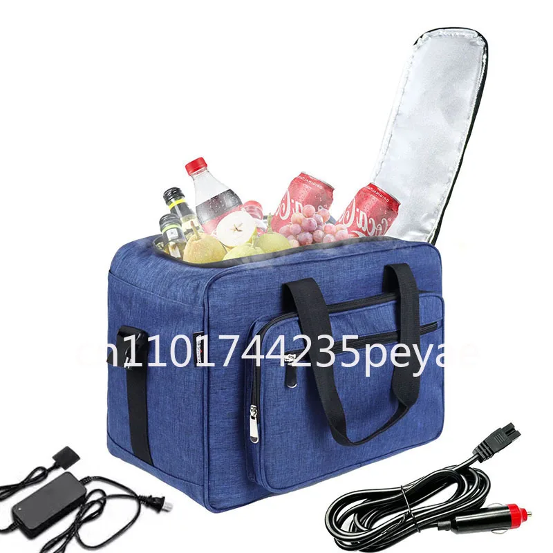 Outdoor Refrigerator Semiconductor Refrigeration Heating Portable Foldable Car Picnic Camping Ice Pack Insulation and