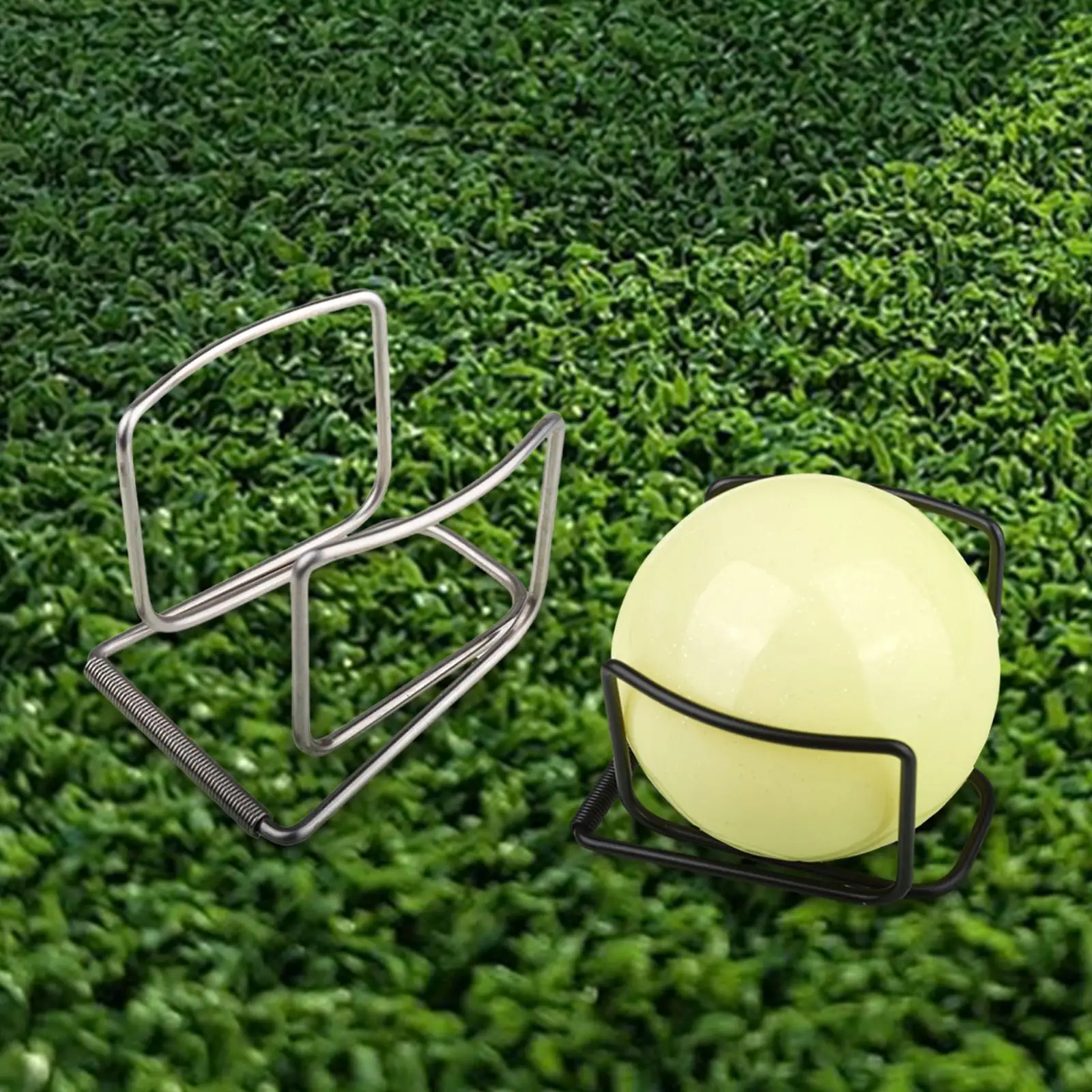 Golf Ball Holder Stainless Steel Clip Golf Practice Tool Golf Equipment for Outdoor and Indoor Use