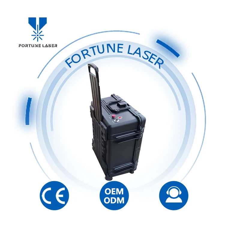 

Лазерная установка для очистки металла от ржавчины 100-300 Вт, портативный ручной мини-аппарат для промышленного применения