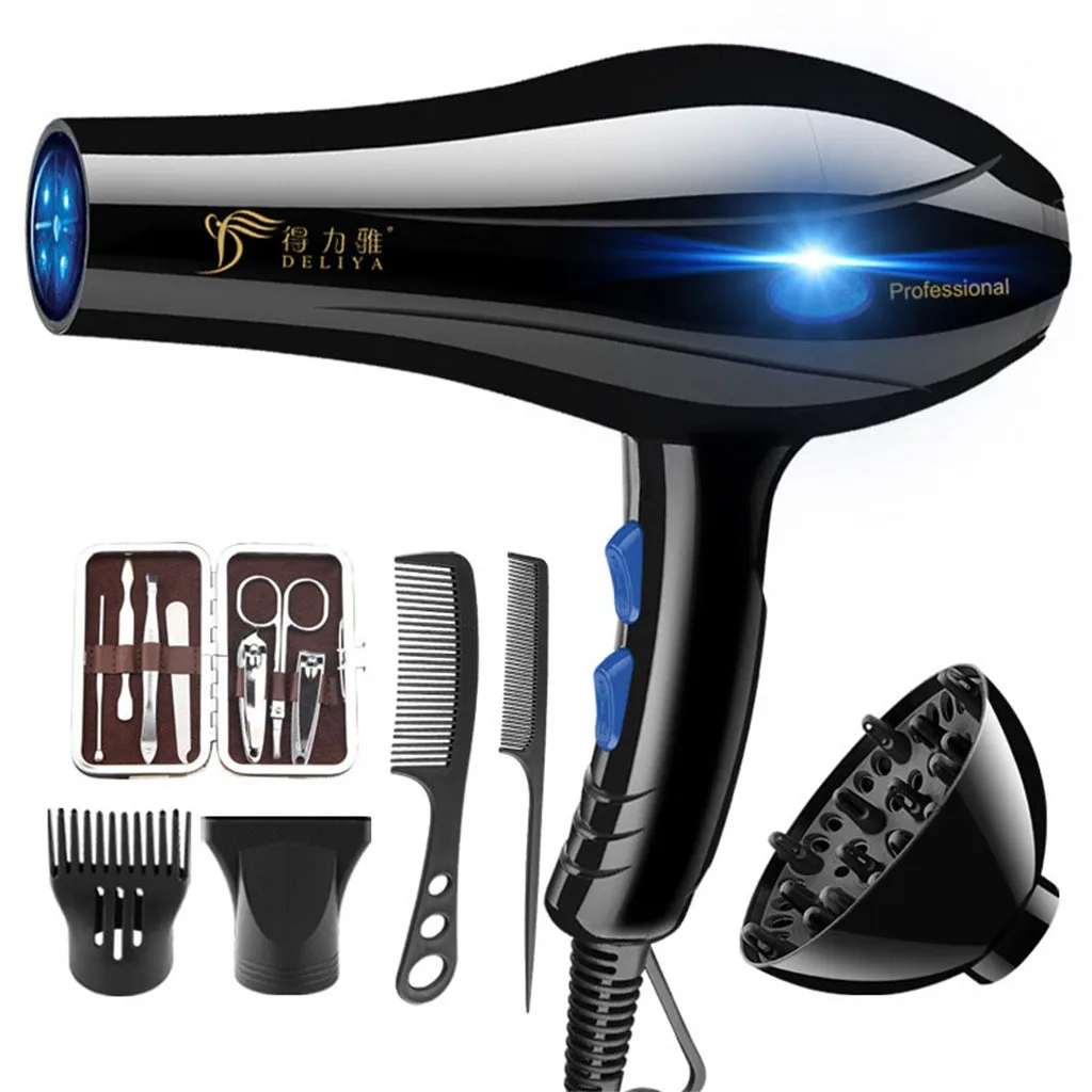 2200w Hair Dryer Household Hairdryer Salon Nozzle Travel Beauty Home Accessories Hair Salon Hair Dryer Home 2024 Blow-Dry