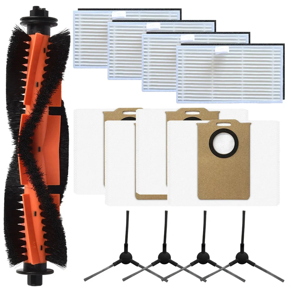 

1* Main Brush + 6/4* Filters + 8/4* Dust Bags + 8/4* Side Brushes For Cecotec FOR CONGA M20 Robot Vacuum Cleaner Spare Parts