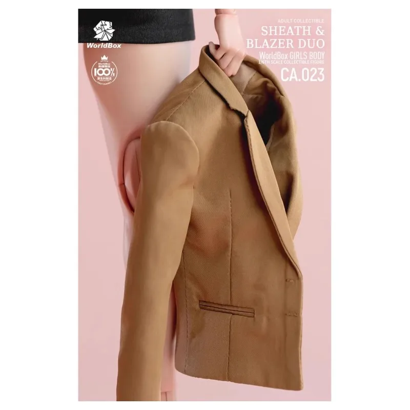 

【2025 Q4】Worldbox CA023 Женская фигурка в масштабе 1/6, большие размеры, красивая юбка с низким вырезом, костюм, модель одежды для тела 12 дюймов AT218