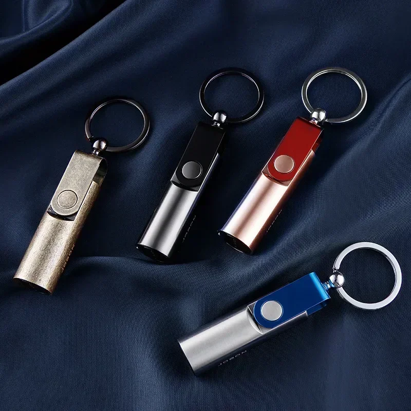 Reusable Ten Thousand Matches Lighter, Waterproof Portable Keychain Metal Match Torch, Outdoor Smoking Accessory Men’s Gift
