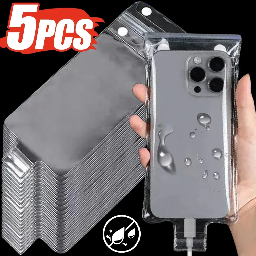 

5/3/1 шт. прозрачные водонепроницаемые чехлы для телефонов, сумки для плавания, защитные чехлы для мобильных телефонов, сумки для IPhone, Samsung Mi