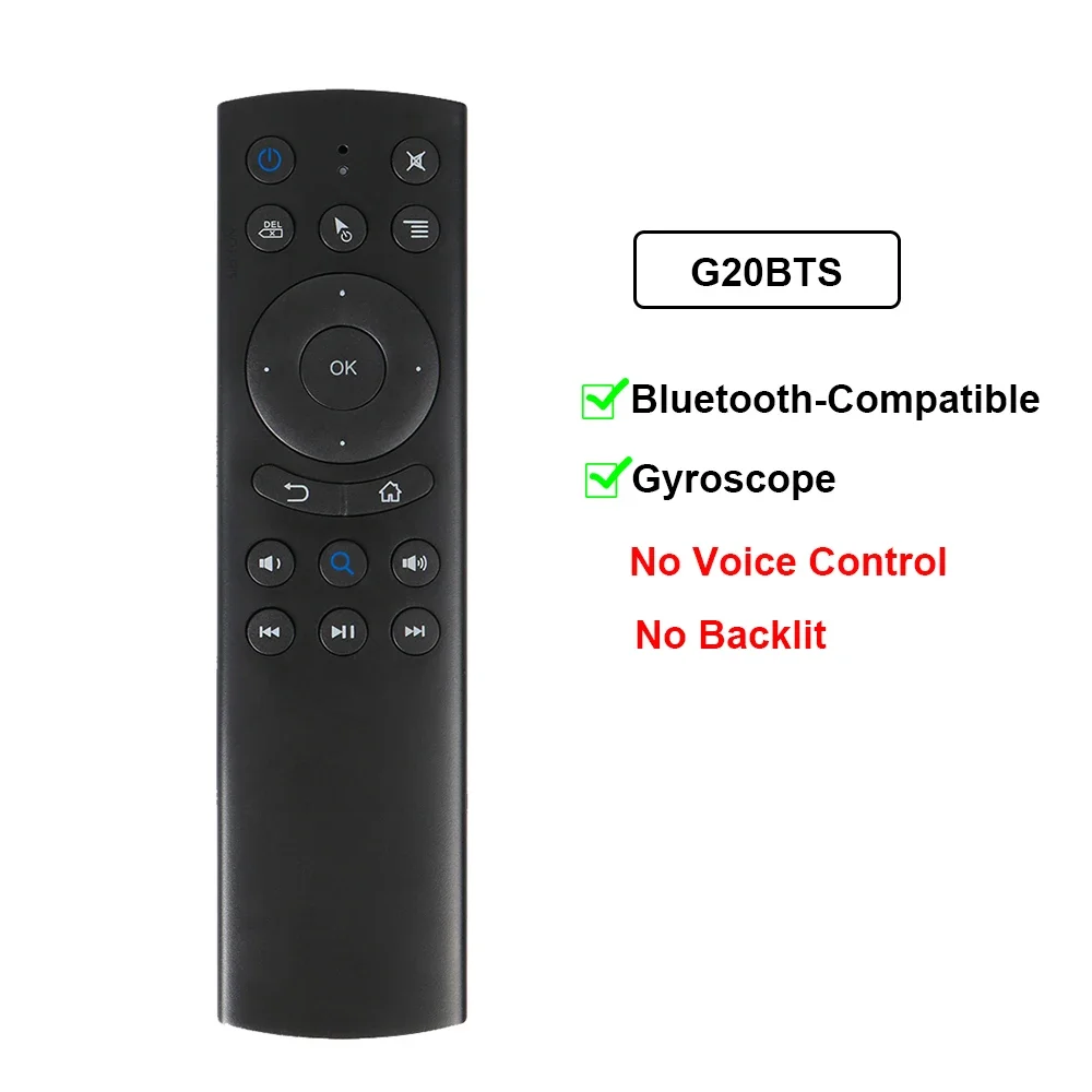 G20S PRO Smart Voice Fernbedienung 2,4G Wireless Backlit BT 5,0 Air Mouse Gyroskop IR Lernen Für Android TV box G20 BTS Plus