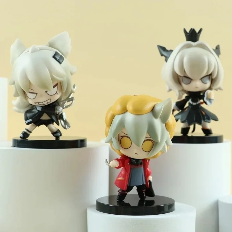 فرسان تكساس آميا تيريزا لعبة الأجهزة الطرفية الكرتون لطيف Q نسخة نموذج الشكل سطح المكتب سيارة الديكور الحلي بالجملة