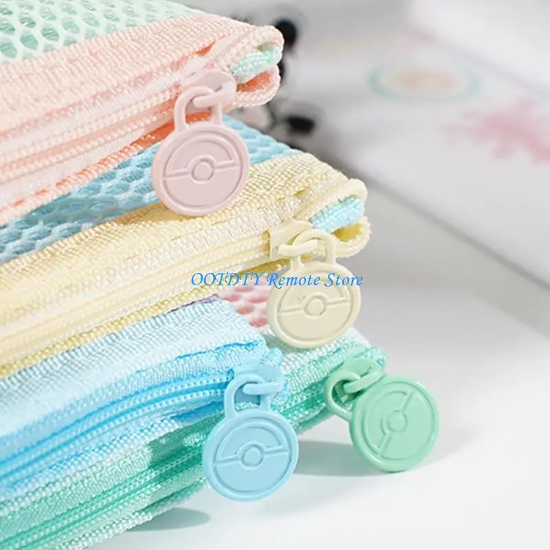 

Clear Mesh Pencil Case Large Capacity Pencil Bag Water Resistant Pen Pouches