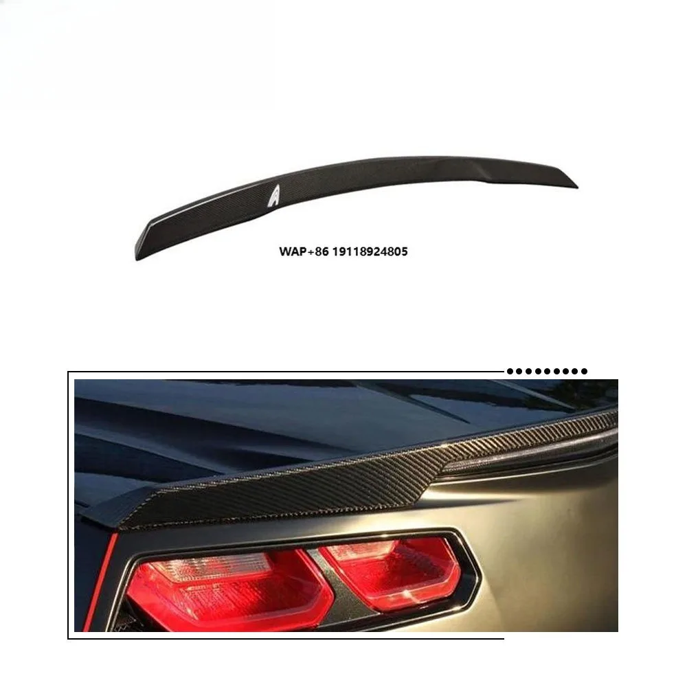 

Carbon Fiber Rear Spoiler Wing for-Chevrolet Corvette C7 2014-2016