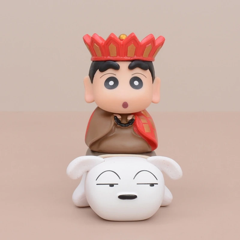 10-18cm Various Crayon Shin Chan Part One Anime Cute Action Figure Model Statue Collection Desktop Decoration Ornament Toy Gifts