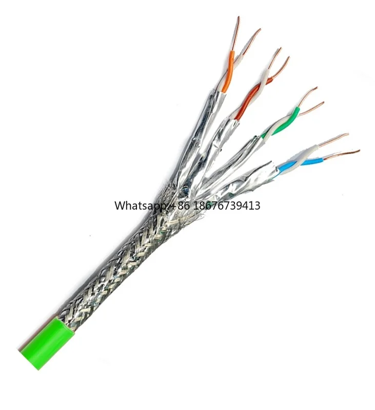High Quality CAT8  24AWG Twisted Pair  Lan Cable for Outdoor CAT8 SFTP PVC/LSZH Jacket Communication Cables