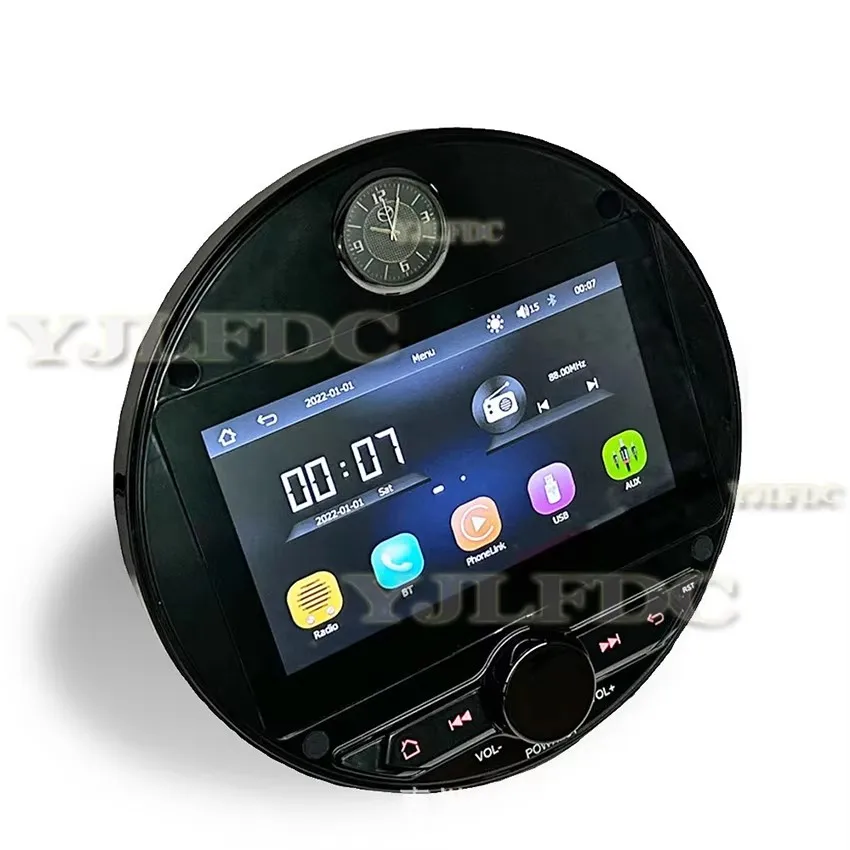 7Inch Outdoor Marine Multimedia Player Wireless IPX5 Waterproof Bluetooth Boat Stereo  Android Auto With FM Radio