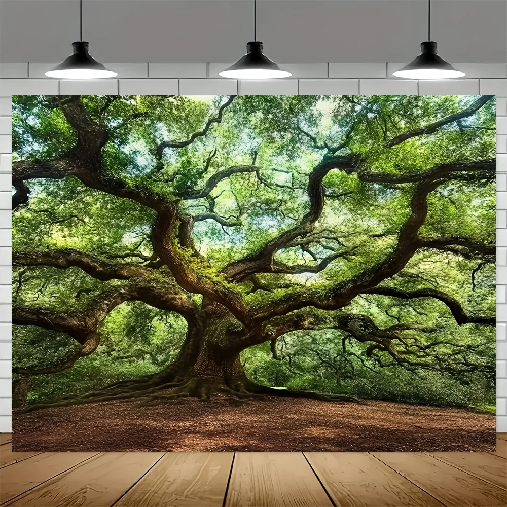 Stunning Giant Tree Canopy Tapestry Wall Hanging Polyester Art Bohemian Nature Decor for Living Room Jungle Forest Background Ar