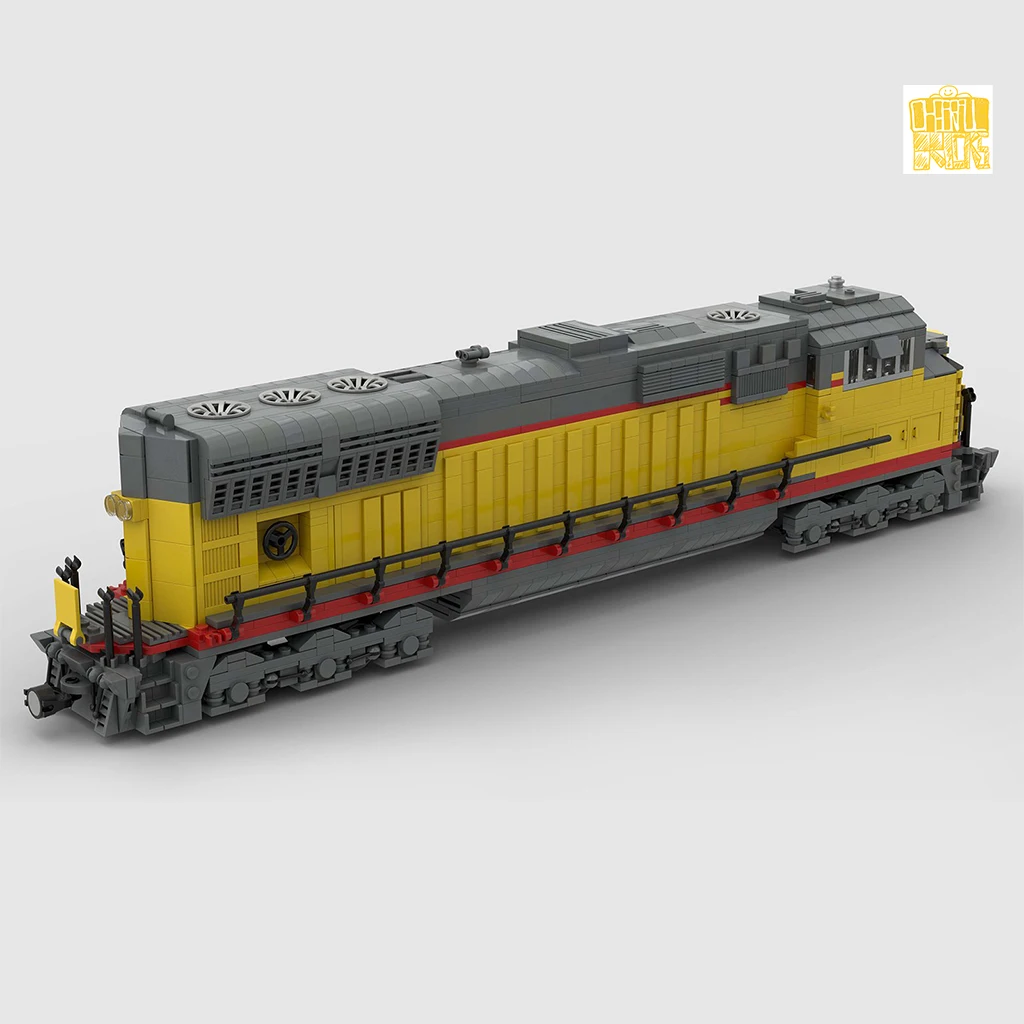 Moc tt061 70 trem locomotiva modelo com desenhos pdf blocos de construção tijolos crianças brinquedos educativos diy aniversário presentes natal