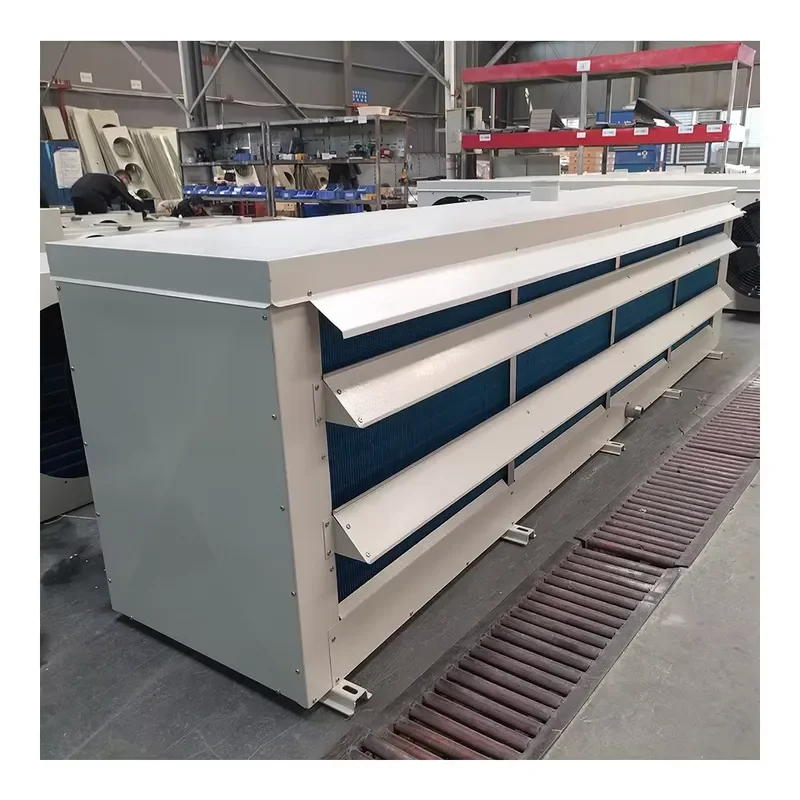Industrial Walk-in Freezer 4-Fan Air Cooler Condensing Units with Engine & Motor for Hotel Farm Cold Rooms Defrost Evaporator