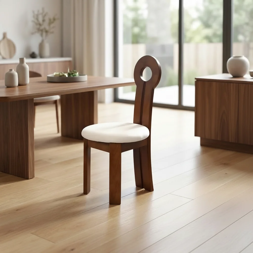 

#French Style Retro Solid Wood Multifunctional Dining Chair Mid-Century Design Light Luxury High-End for Living Room Dining Room