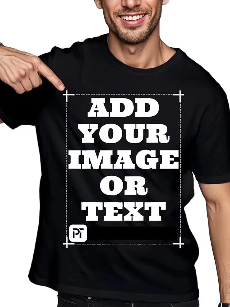 Factory Discount Men's Pure T-shirt Customized Workwear Customized High-quality Cotton Employee Clothing Your Logo Print Tshirts