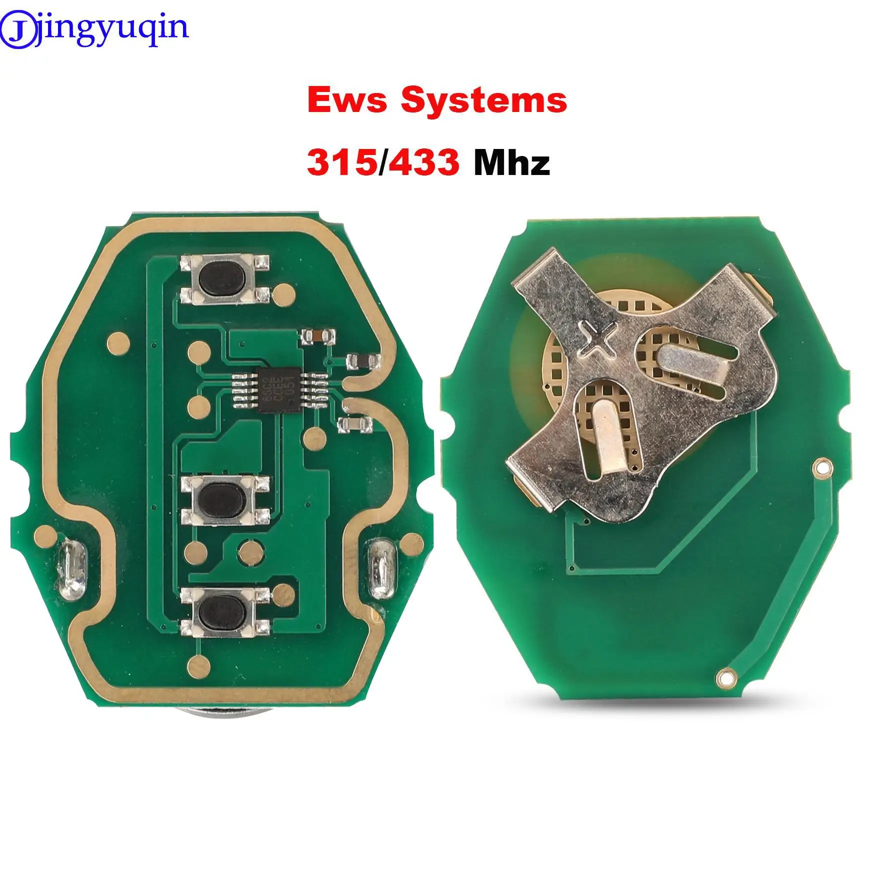 Jingyuqin 3 przyciski zdalnego obudowa kluczyka do samochodu do BMW E38 E39 E46 System esk 433MHz 315MHz PCF7935AA