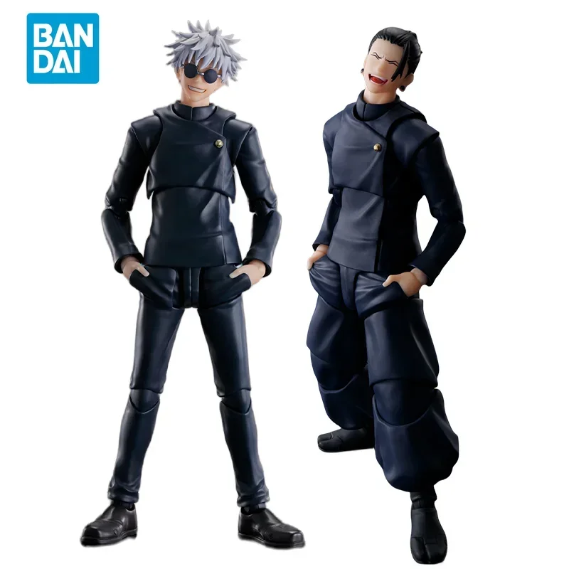 

Spot Direct Delivery Bandai Original Anime Jujutsu Kaisen Model SHF SATORU GOJO SUGURU GETO Action Figure Toys For Children