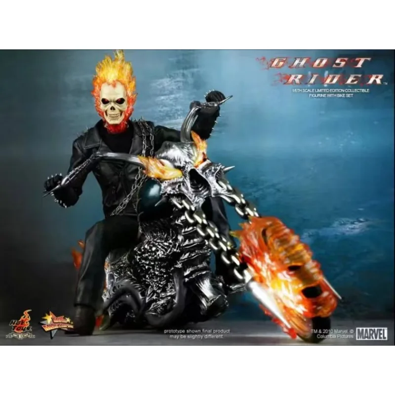 

Фигурки героев аниме Hottoys MMS133, Призрачный гонщик, 1,0 Николас Кейдж, пламя, мотоцикл, коллекционная игрушка, подарок