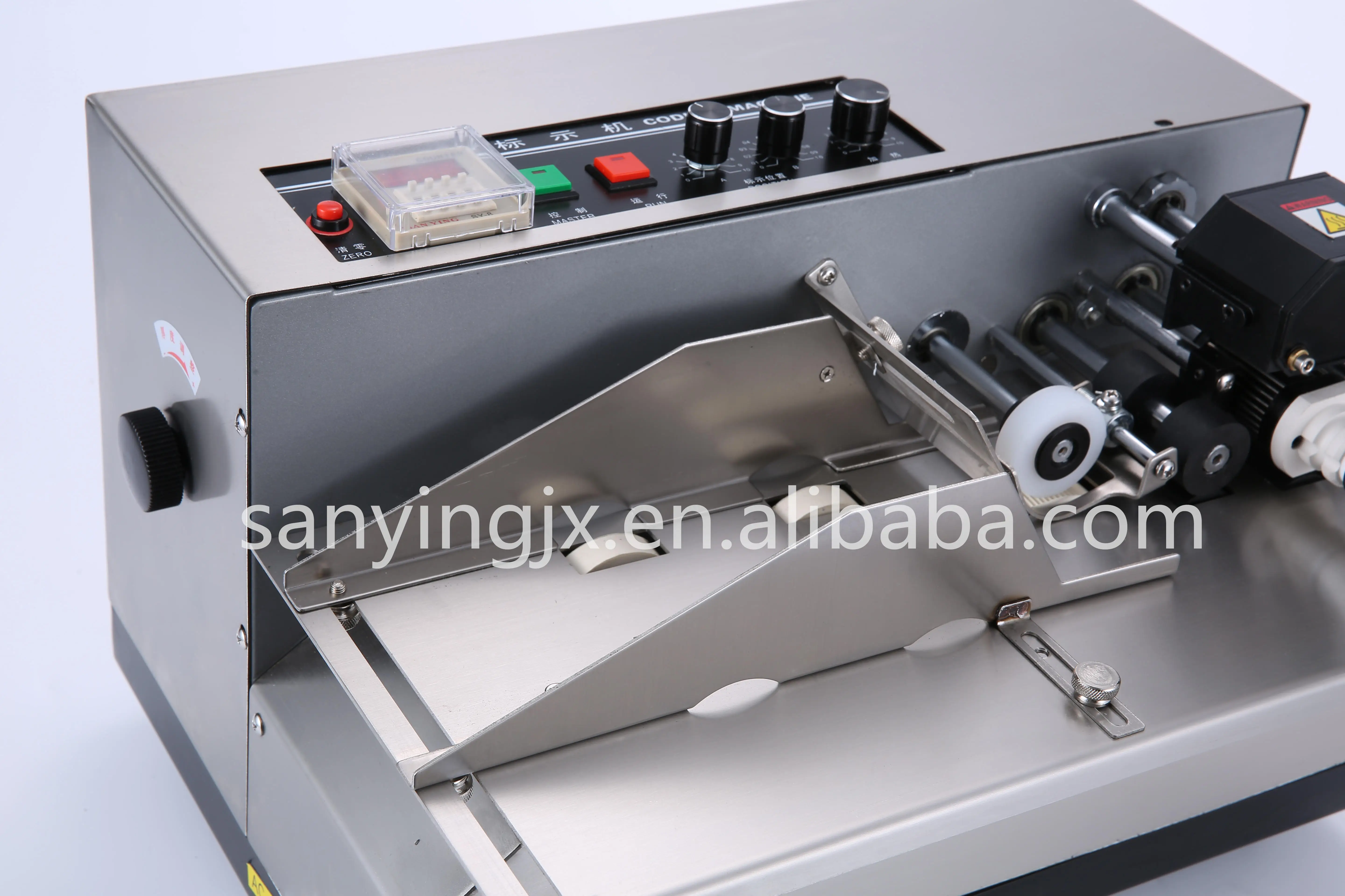 MY-380F Automatic Stainless Steel Expiry Date Code Printer Solid Ink Printing Batch Number Coding Machine