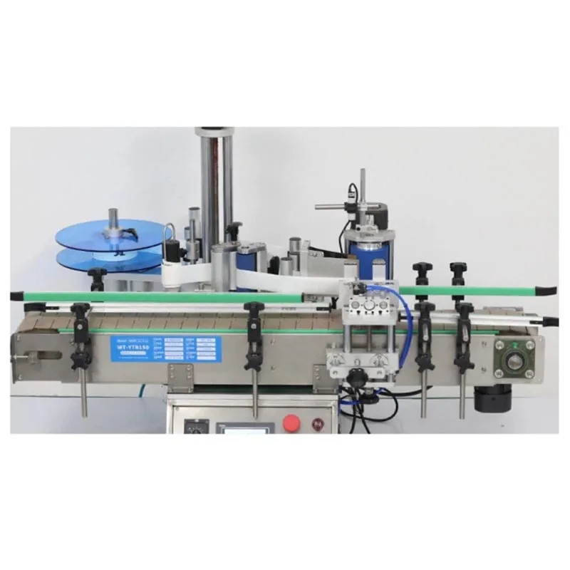 Automatic Vertical Round Bottle Labeling Machine Stainless Steel Conveyor Bottle Sticker Label Applicator (Customized)