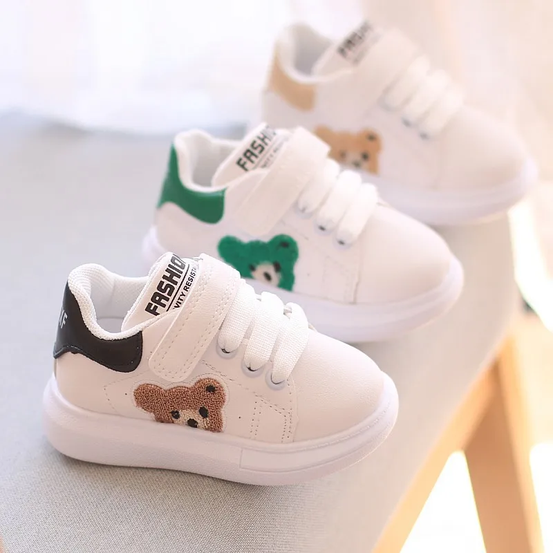 Kinderschuhe Jungen Sneaker Frühling und Herbst Kind Baby lässig Mode Turnschuhe Mädchen weichen Boden trend ige weiße Schuhe