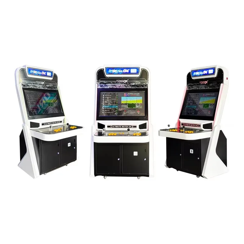 Multi-style black two-player arcade arcade high-quality, customizable Street Fighter Mario Kart game console