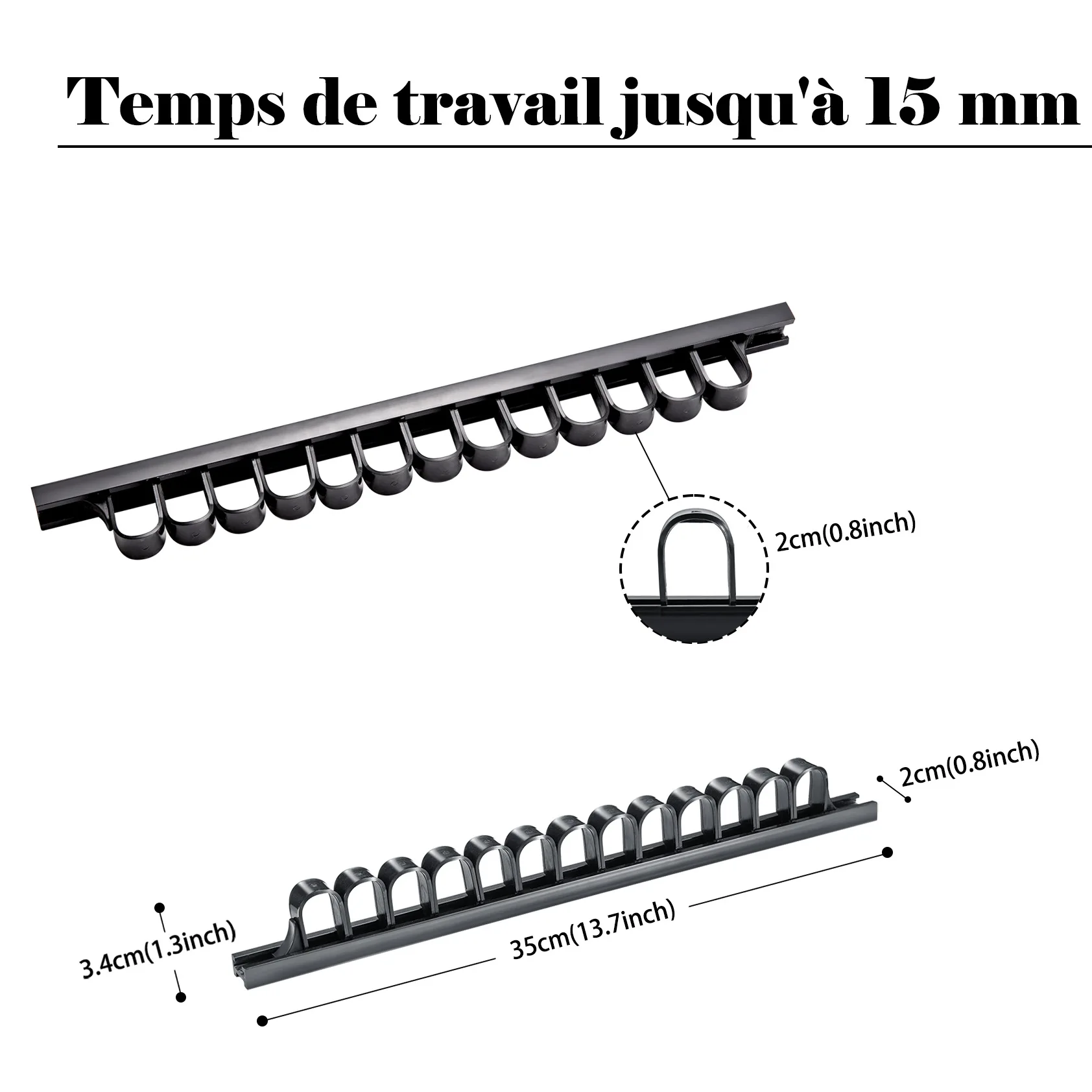 ABS Stronge Plastic Wrench Screwdriver Organizer Rail Rack Storage Holder Garage Workshops Wall Mount Hardware Tool cabinet