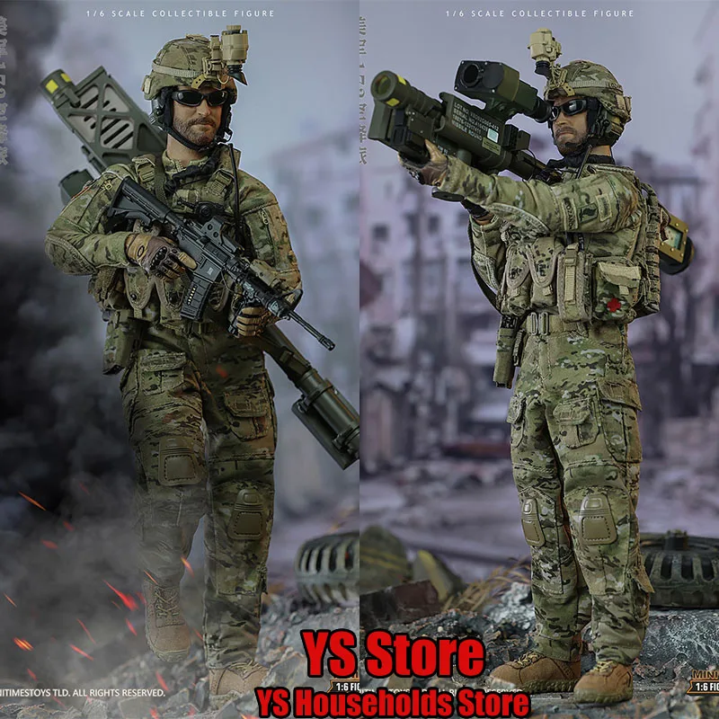 

Minitimes Toys M046 1/6 US 173rd Airborne Brigade Man Soldier Model Mini Weapon Ornament 12" Full Set Action Figure Collection