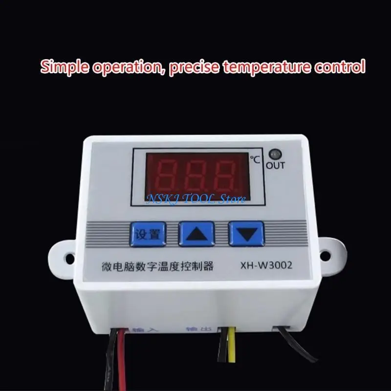 L8RC Digital Pengontrol Mode Pemanasan & Pendinginan Outlet Termostat 2-Tahap Untuk Kulkas Freezer Dada