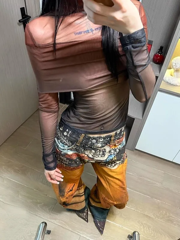 

Мужские джинсы с американской талией в стиле ретро, свободные прямые брюки, широкие брюки длиной до пола, брюки для пар, джинсовая ткань с высокой талией, приятная для кожи...