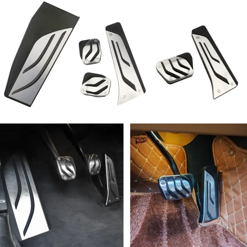 Brake Accelerator Fuel Car Pedals for BMW 3 4Series M3 M4 F30 Foot Rest Brake Pedal Accelerator Foot Rest Throttle Brake Pedal
