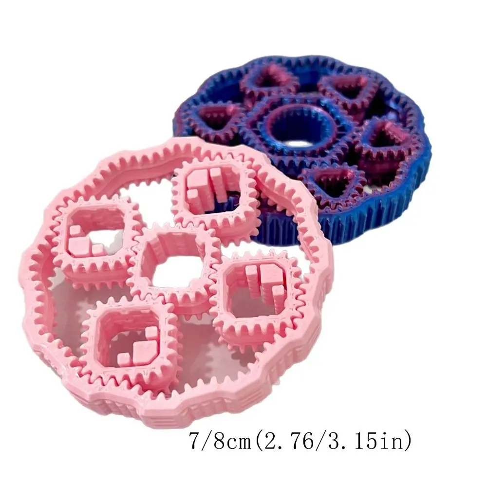 Pressure Reducing 3D Printed Fidget Gear Spin Gyroscope Plastic Hand Spinner Sensory Rotate Gear Fingertip School