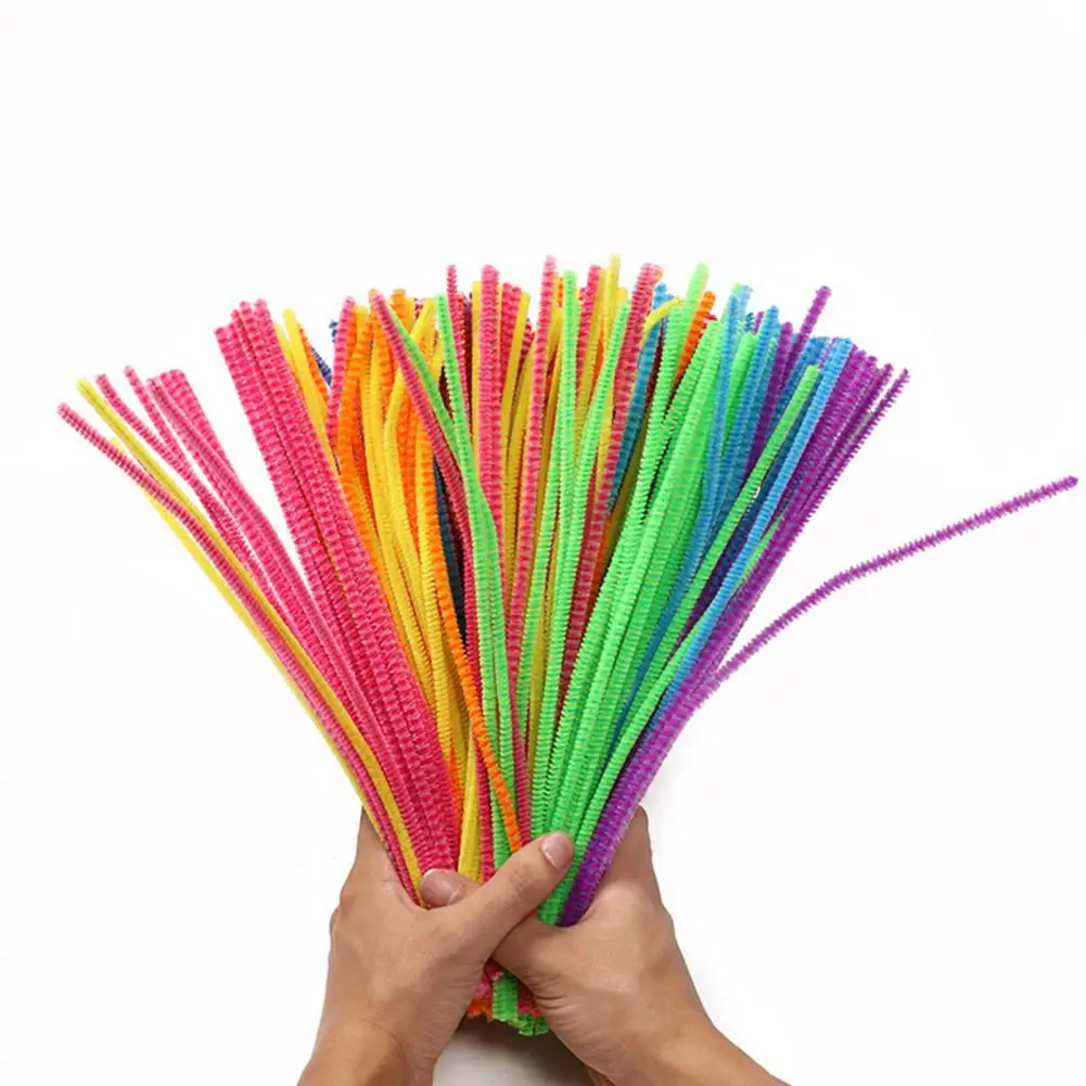 

Chenille Stems for Crafts Pipe Cleaners Craft Kit for Kids Diy Art Projects 100 Pcs Chenille Stems Children for Girls