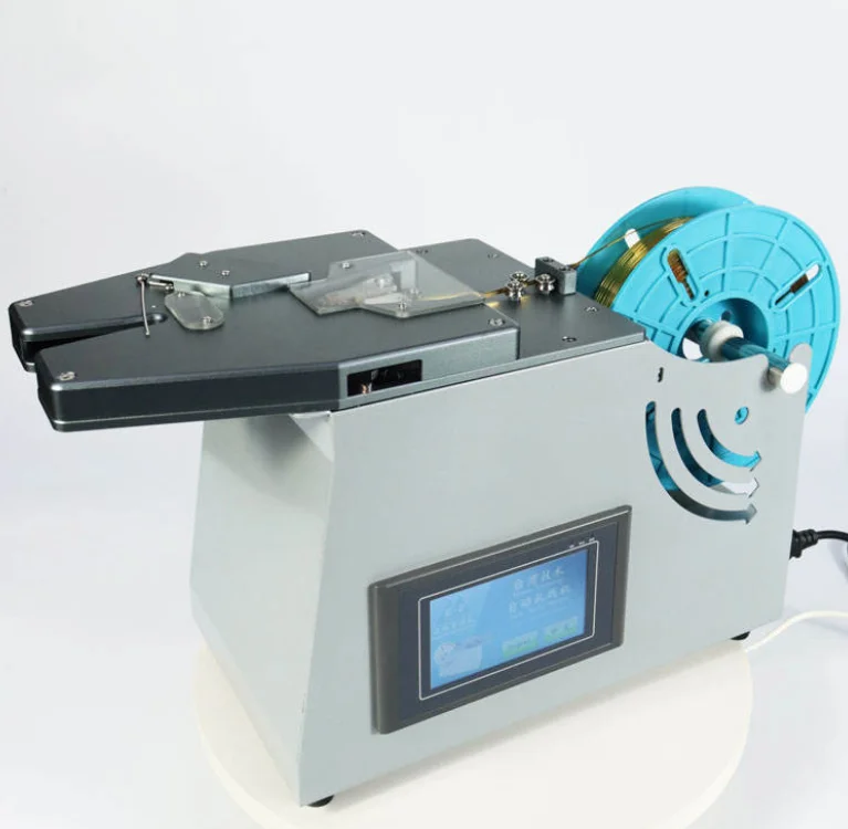 

Semi-automatic Twisting and Strapping Machine K8 | Used for closing lollipops and bread bags, automatic filament feeding