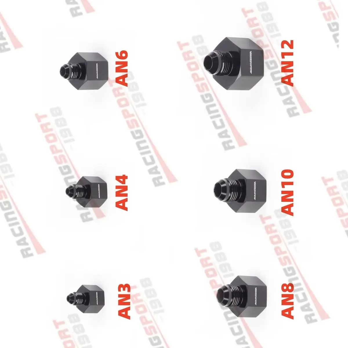 AN4 AN6 AN8 AN10 AN12 AN16 Female To AN3 AN4 AN6 AN8 AN10 AN12 Male Flare Reducer Fitting Adapter
