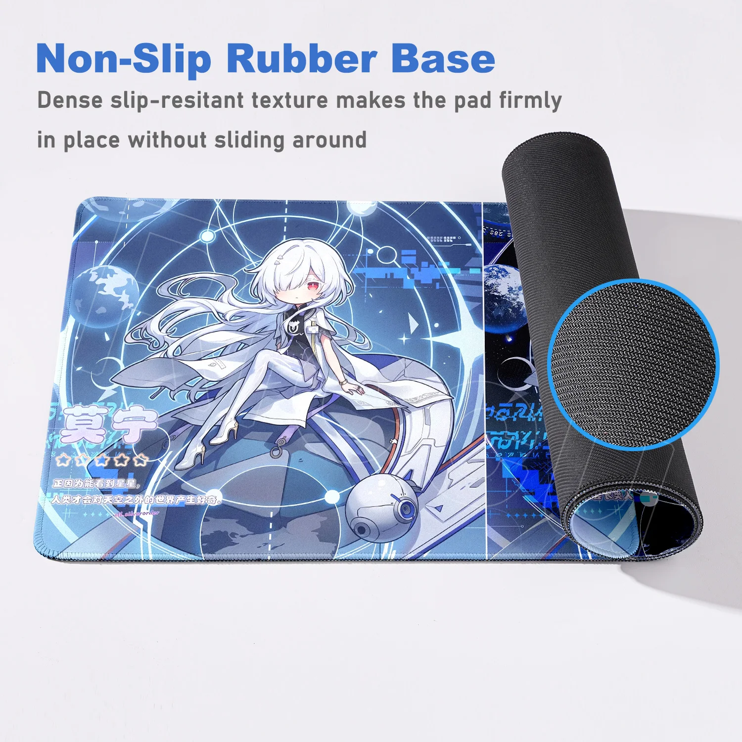 Wallpaper Resmi Riccu Wuthering Waves Lynae Mornye Mouse Pad Gaming Mousepad Anime Girl Desk Mat E-Sports Office PC Mat