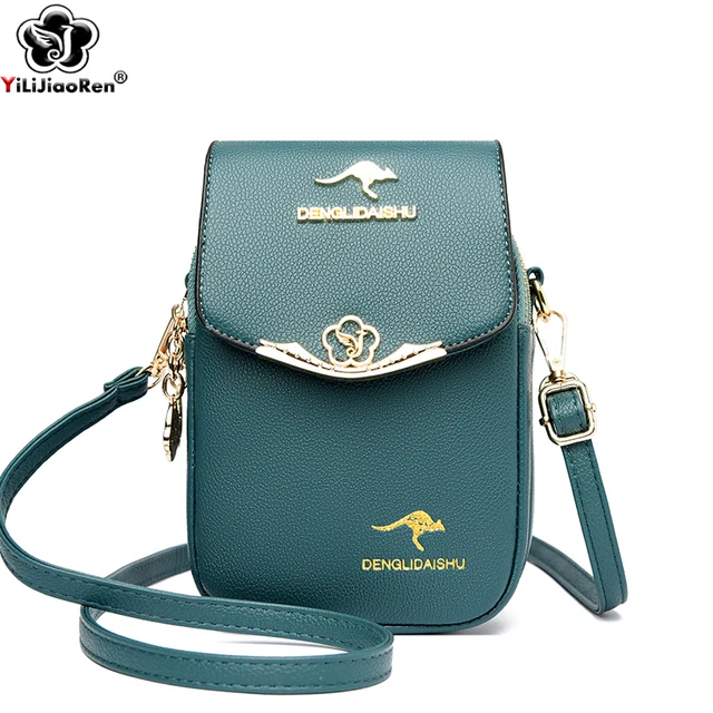 Mała torba na telefon komórkowy Damska wisząca portmonetka na szyję Modne torby na ramię Crossbody Damska mini torba ze sprzęgłem na smartfona Sac