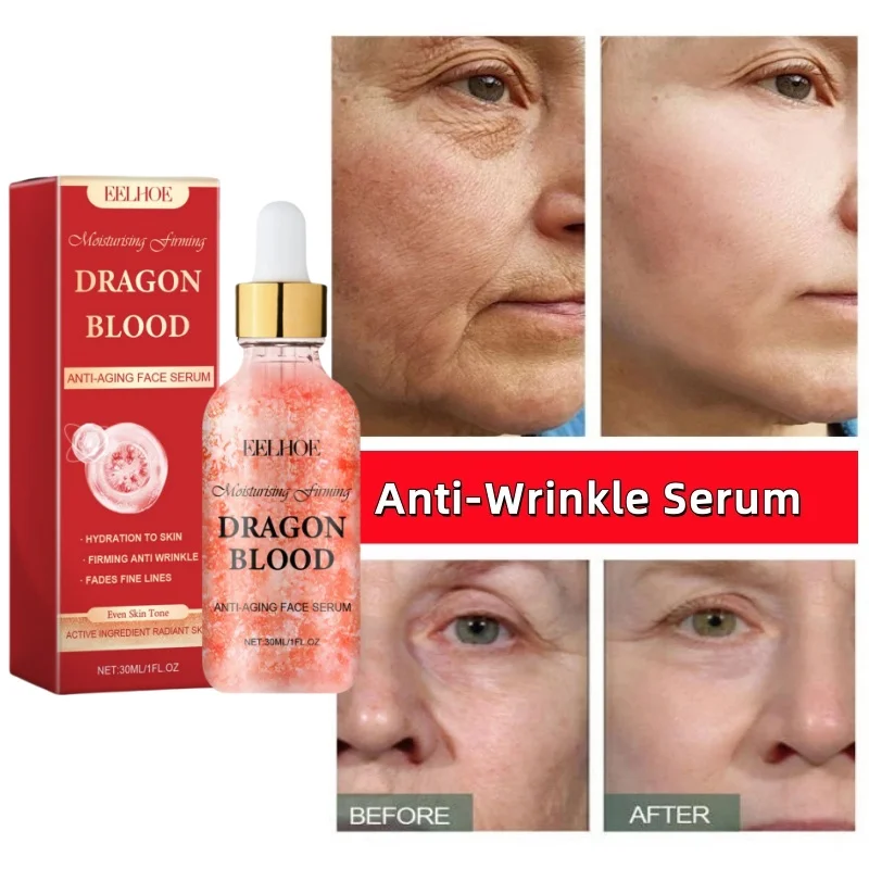 Dragon Blood Fast Wrinkle Remove Face Serum Placenta Royal Anti-Aging Firming Lifting Whitening Moisturizing Skin Care Cosmetics