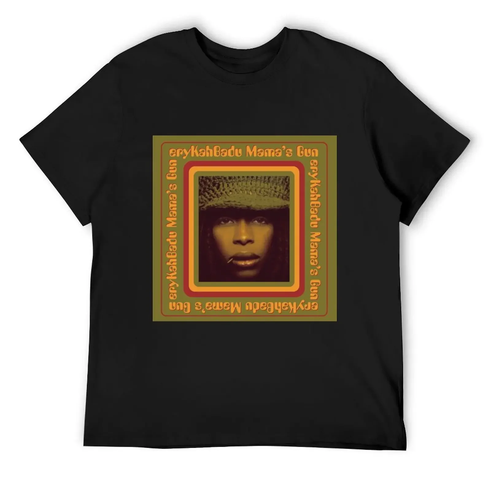 

Erykah Badu mamas gun T-Shirt vintage anime shirt oversized shirts men