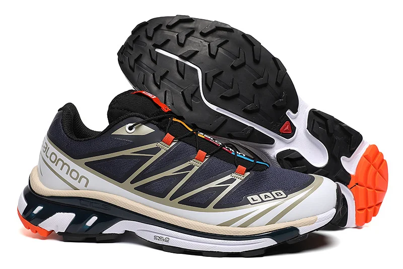 Salomon XT-6 ADVANCED Trailrunningschoenen voor heren en dames, Triple White, Contagrip-buitenzool