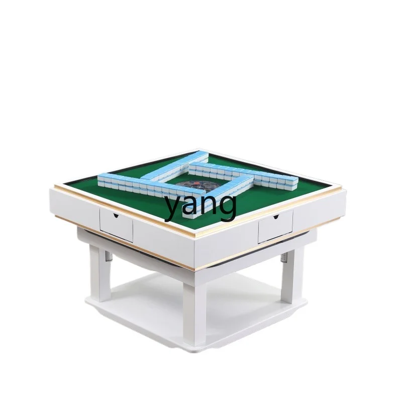 LH  solid wood lifting coffee table mahjong table automatic electric ultra-thin silent small size
