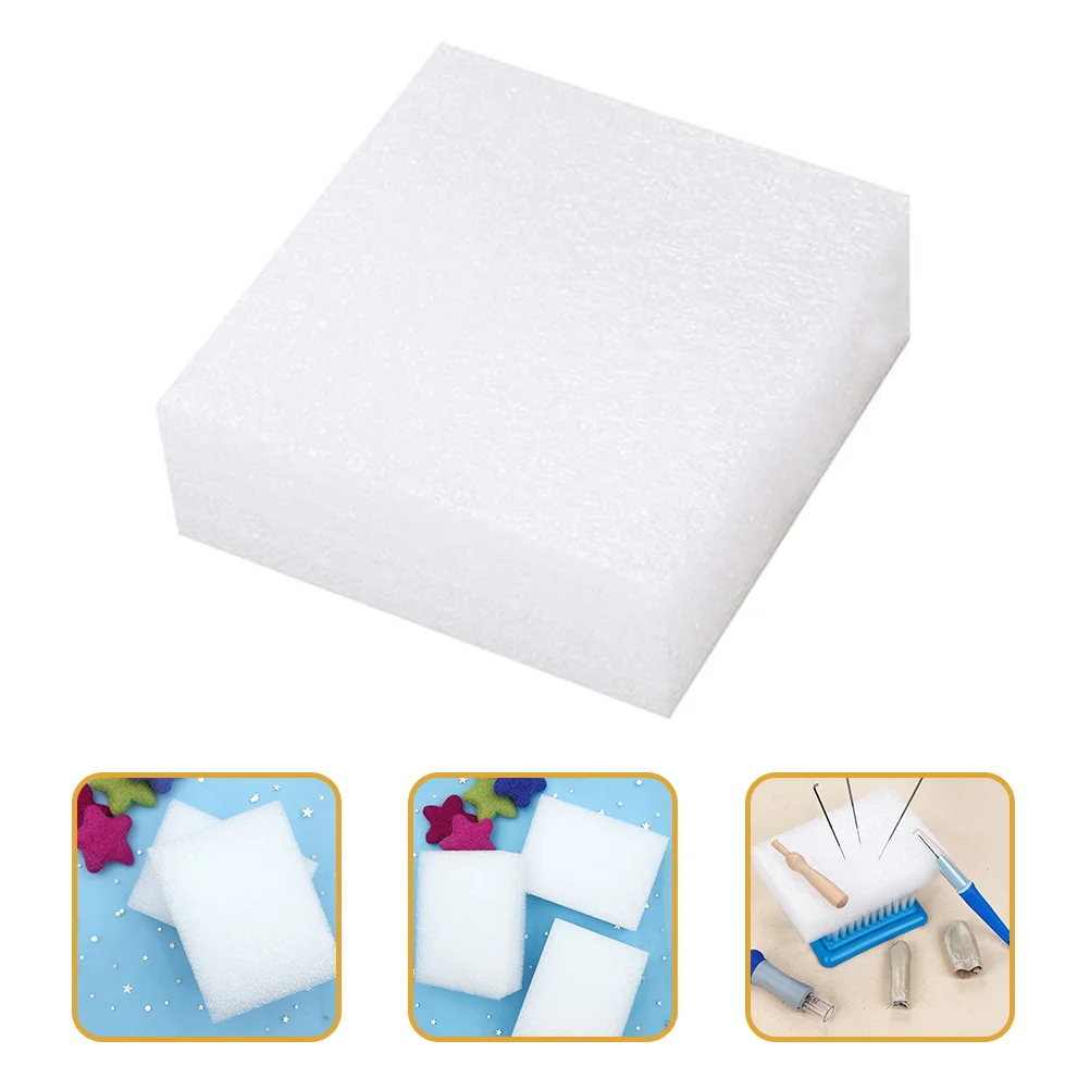 6 Pcs Foam Mat Wool Felting Foams Cushion DIY Mats Needle Pad Sponge Pads Square Thickened