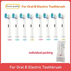 Tête de rechange pour brosse à dents électrique, poils Dupont souples, têtes de brosse à dents pour brosse à dents Oral B, buses SB-17A, 4 pièces, 8/16 pièces